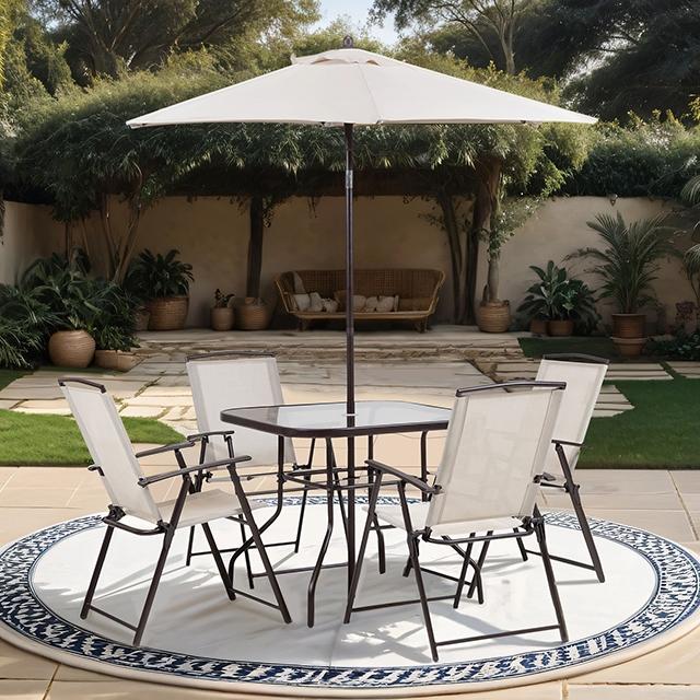 Fallone 7 Pc. Outdoor Dining Set - Royal Furniture & Gifts (MI) - Multi Location