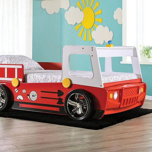 FIERSTALL Twin Bed, Red - Royal Furniture & Gifts (MI) - Multi Location