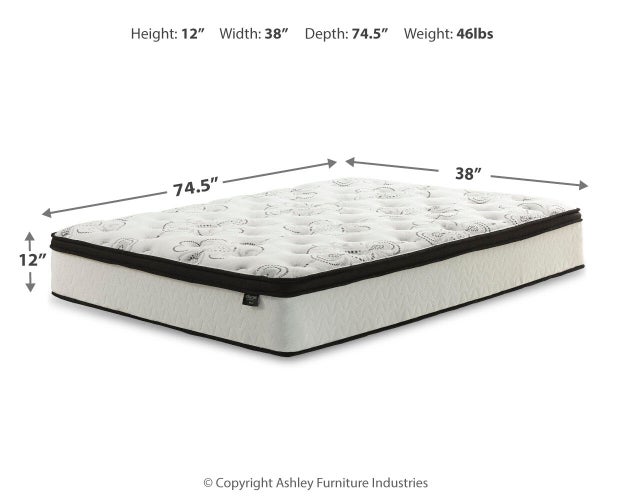 Chime 12 Inch Hybrid Mattress in a Box