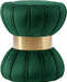 Vino Green Velvet Ottoman/Stool - Royal Furniture & Gifts (MI) - Multi Location