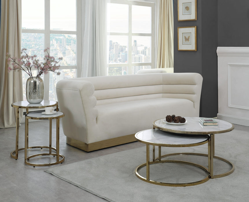Massimo Gold End Table - Royal Furniture & Gifts (MI) - Multi Location