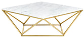 Mason Gold Coffee Table - Royal Furniture & Gifts (MI) - Multi Location