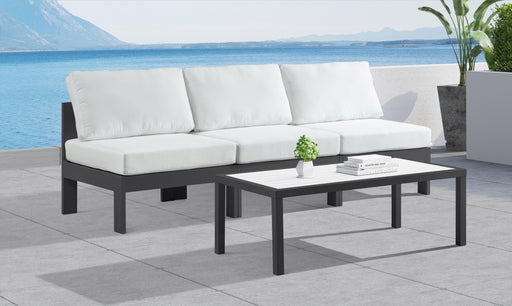 Nizuc White manufactured wood Outdoor Patio Aluminum Coffee Table - Royal Furniture & Gifts (MI) - Multi Location