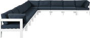Nizuc Navy Waterproof Fabric Outdoor Patio Modular Sectional - Royal Furniture & Gifts (MI) - Multi Location