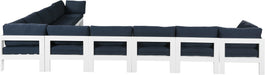 Nizuc Navy Waterproof Fabric Outdoor Patio Modular Sectional - Royal Furniture & Gifts (MI) - Multi Location