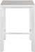 Nizuc Grey manufactured wood Outdoor Patio Aluminum Square Bar Table - Royal Furniture & Gifts (MI) - Multi Location