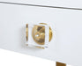 Victoria White / Gold Desk/Console - Royal Furniture & Gifts (MI) - Multi Location