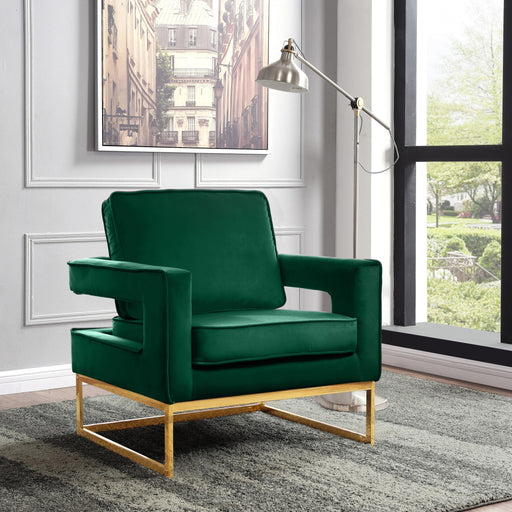 Noah Green Velvet Accent Chair - Royal Furniture & Gifts (MI) - Multi Location