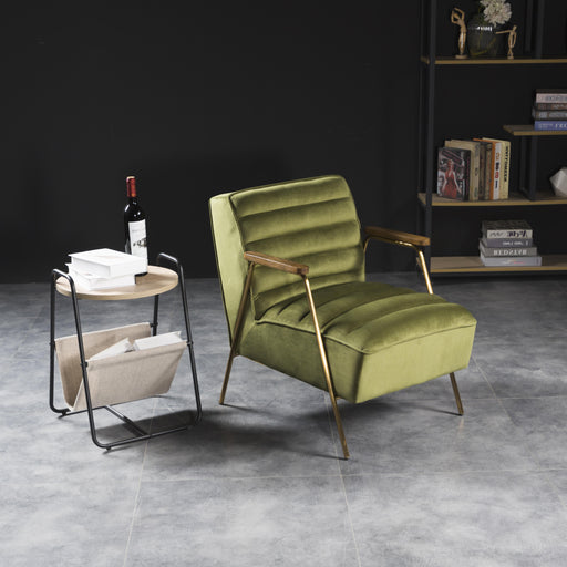 Woodford Olive Velvet Accent Chair - Royal Furniture & Gifts (MI) - Multi Location