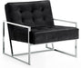 Alexis Black Velvet Accent Chair - Royal Furniture & Gifts (MI) - Multi Location