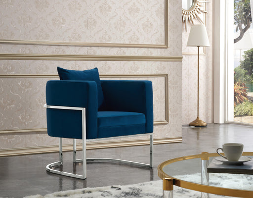 Pippa Navy Velvet Accent Chair - Royal Furniture & Gifts (MI) - Multi Location