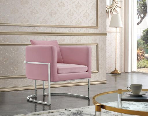 Pippa Pink Velvet Accent Chair - Royal Furniture & Gifts (MI) - Multi Location