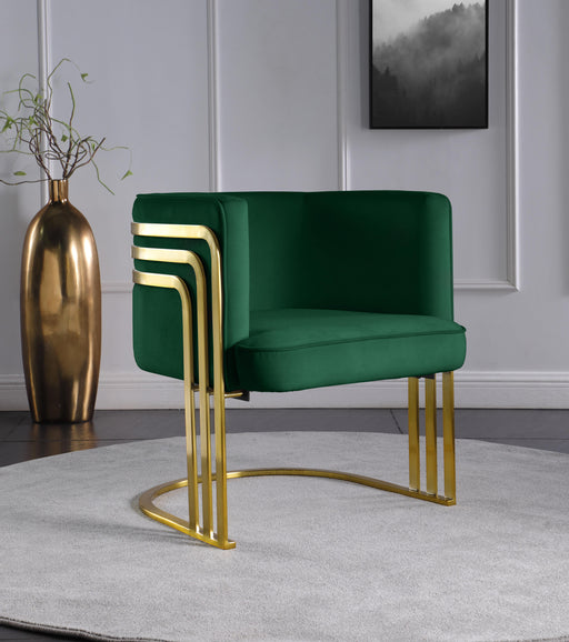 Rays Green Velvet Accent Chair - Royal Furniture & Gifts (MI) - Multi Location