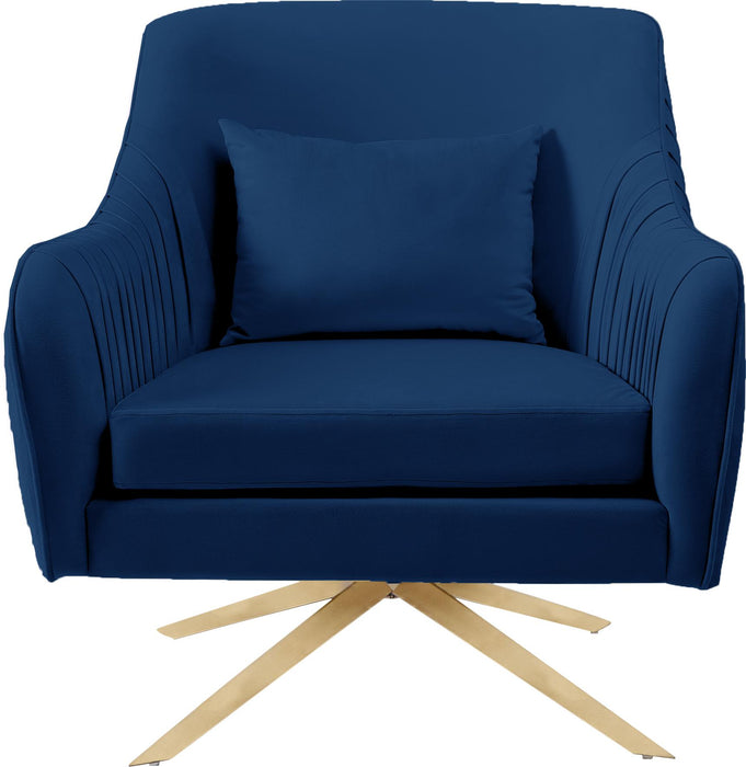 Paloma Navy Velvet Accent Chair - Royal Furniture & Gifts (MI) - Multi Location
