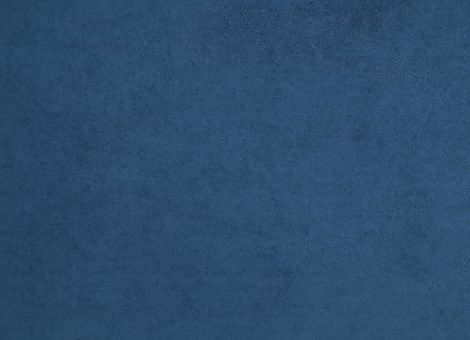 Plush Navy Velvet Standard Cloud Modular Ottoman - Royal Furniture & Gifts (MI) - Multi Location