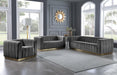 Marlon Grey Velvet Sofa - Royal Furniture & Gifts (MI) - Multi Location