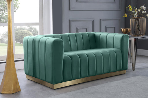 Marlon Mint Velvet Loveseat - Royal Furniture & Gifts (MI) - Multi Location