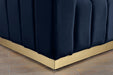 Marlon Navy Velvet Loveseat - Royal Furniture & Gifts (MI) - Multi Location