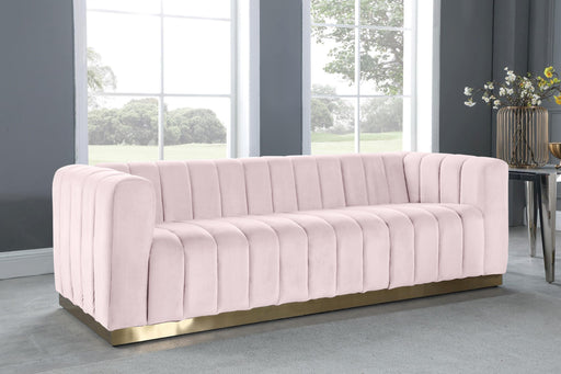 Marlon Pink Velvet Sofa - Royal Furniture & Gifts (MI) - Multi Location