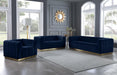 Marlon Navy Velvet Sofa - Royal Furniture & Gifts (MI) - Multi Location
