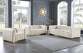 Marlon Cream Velvet Sofa - Royal Furniture & Gifts (MI) - Multi Location