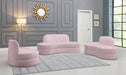 Mitzy Pink Velvet Loveseat - Royal Furniture & Gifts (MI) - Multi Location