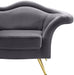 Lips Grey Velvet Loveseat - Royal Furniture & Gifts (MI) - Multi Location
