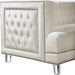 Lucas Cream Velvet Loveseat - Royal Furniture & Gifts (MI) - Multi Location