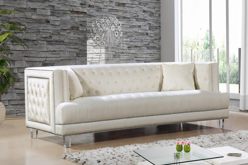 Lucas Cream Velvet Sofa - Royal Furniture & Gifts (MI) - Multi Location