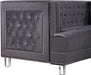 Lucas Grey Velvet Chair - Royal Furniture & Gifts (MI) - Multi Location