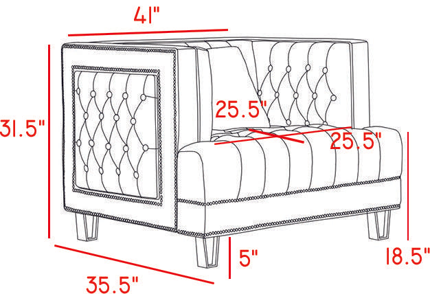 Lucas Grey Velvet Chair - Royal Furniture & Gifts (MI) - Multi Location