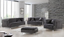 Lucas Grey Velvet Chair - Royal Furniture & Gifts (MI) - Multi Location