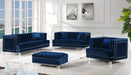 Lucas Navy Velvet Loveseat - Royal Furniture & Gifts (MI) - Multi Location