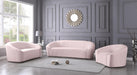 Riley Pink Velvet Loveseat - Royal Furniture & Gifts (MI) - Multi Location