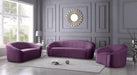 Riley Purple Velvet Loveseat - Royal Furniture & Gifts (MI) - Multi Location