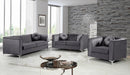 Isabelle Grey Velvet Chair - Royal Furniture & Gifts (MI) - Multi Location
