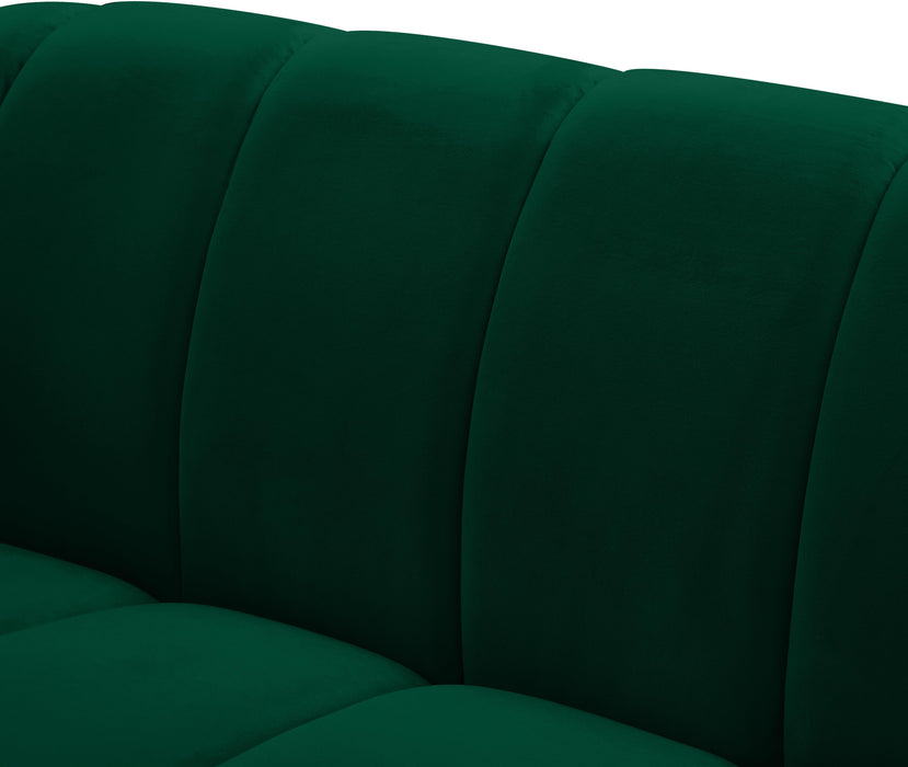 Elijah Green Velvet Loveseat - Royal Furniture & Gifts (MI) - Multi Location