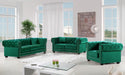 Bowery Green Velvet Loveseat - Royal Furniture & Gifts (MI) - Multi Location