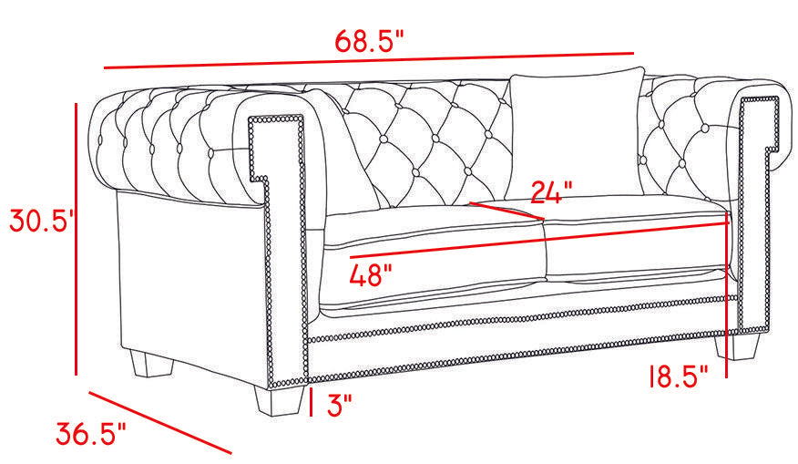 Bowery Green Velvet Loveseat - Royal Furniture & Gifts (MI) - Multi Location