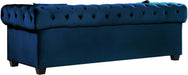Bowery Navy Velvet Sofa - Royal Furniture & Gifts (MI) - Multi Location