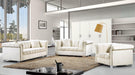 Kayla Cream Velvet Loveseat - Royal Furniture & Gifts (MI) - Multi Location