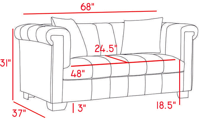 Kayla Grey Velvet Loveseat - Royal Furniture & Gifts (MI) - Multi Location