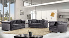 Kayla Grey Velvet Loveseat - Royal Furniture & Gifts (MI) - Multi Location