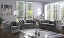 Arabella Grey Velvet Loveseat - Royal Furniture & Gifts (MI) - Multi Location