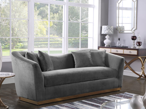 Arabella Grey Velvet Sofa - Royal Furniture & Gifts (MI) - Multi Location