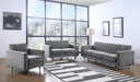 Lola Grey Velvet Loveseat - Royal Furniture & Gifts (MI) - Multi Location