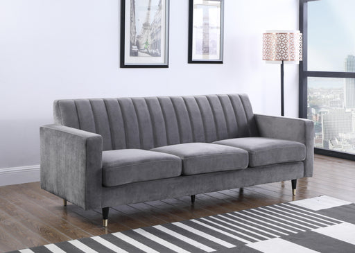 Lola Grey Velvet Sofa - Royal Furniture & Gifts (MI) - Multi Location