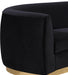 Julian Black Velvet Loveseat - Royal Furniture & Gifts (MI) - Multi Location