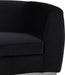 Julian Black Velvet Loveseat - Royal Furniture & Gifts (MI) - Multi Location