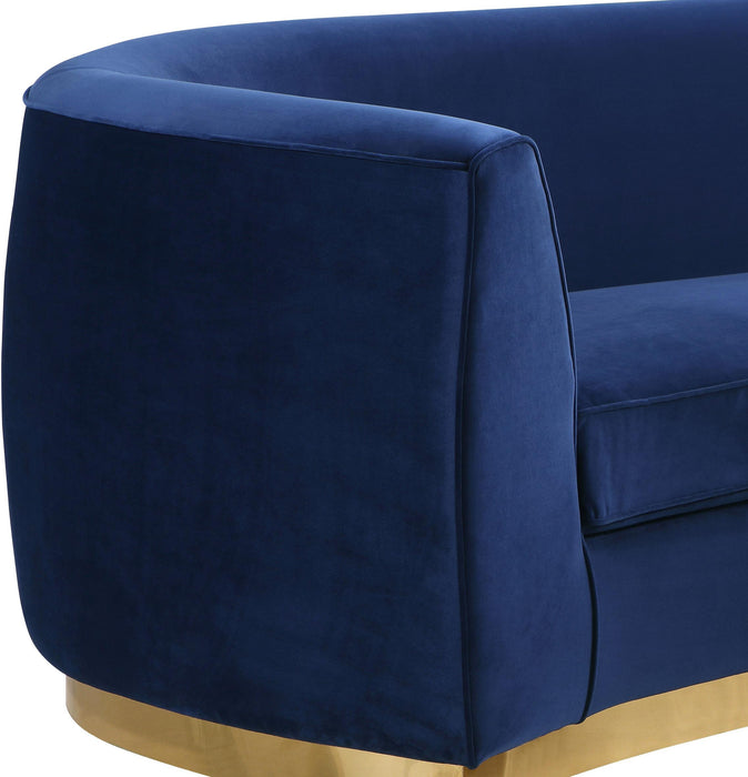 Julian Navy Velvet Sofa - Royal Furniture & Gifts (MI) - Multi Location